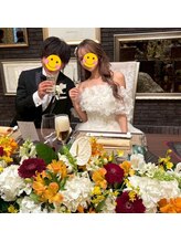 アイドルのようにスタイル抜群のお客様♪とってもお綺麗です★ウエディング/ブライダル/結婚式/花嫁エステ