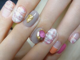 ツイード ビジュー フレンチ