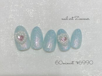 ネイルアート ジマー/60minartコース¥6990