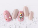 クリスマスツリーネイル