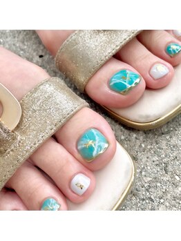 シームリーネイル(Seemly Nail)/夏フットデザイン