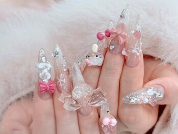 シーアンドビーネイル(C&B Nail)/チップ持ち込みデザイン