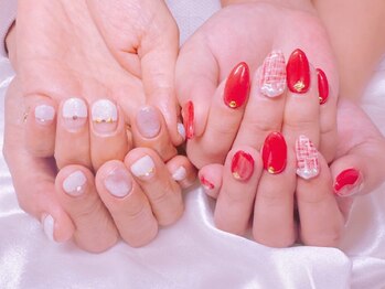 アンジュ(Ange)/チェック/フレンチ/クリスマス