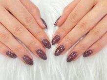 ディーネイル 池袋(D-nail)/【山下】ラメワンカラーネイル