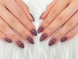 【山下】ラメワンカラーネイル