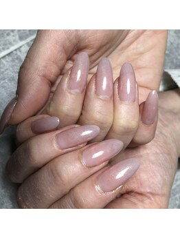 メテ(mete)/ラメグラデーションネイル