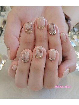 マーブルアクセサリーネイル