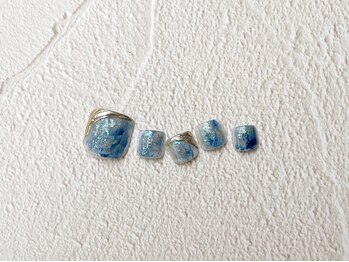 エイミー 金町(amy)/ニュアンスホログラムネイル