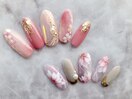 フラワーネイル(持ち込み¥7700)