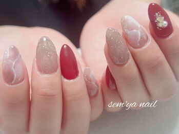 セムヤネイル(sem'ya nail)/大理石