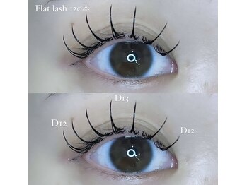 フーフロー(Fooflow)/Flat lash 120本