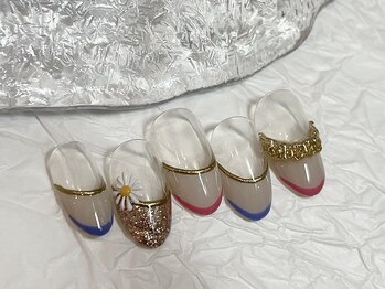 グリッター(GLITTER)/Wフレンチ