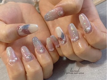 ハヌル(haneul.)の写真/日常・オフィス～イベントネイルも全てお任せ◎高技術×ハイセンスなニュアンスアートネイルが話題◎