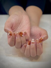 べっ甲ネイル☆