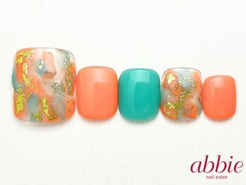 ネイルサロン アビー 宮益坂店(abbie)/初夏ネイル[FB]¥11550
