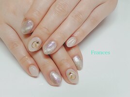 ブローチ×パール