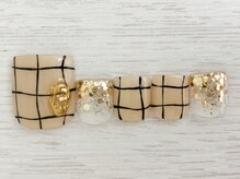 タフィーネイル 宜野湾コンベンションシティ店(TaffyNail)/フット グランドデザイン 6990円