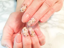 【ハンド】ヌーディー×フラワー
