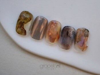 グレースネイルファクトリー(grace'nail factory)/フィルイン/ニュアンスネイル