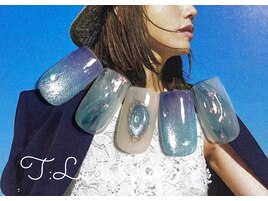 【水滴宝石ネイル】