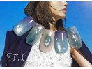 【水滴宝石ネイル】