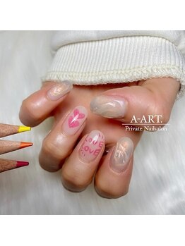 エーアート(A-ART.)/手書きネイル