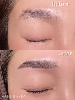 サクラ スパ(SAKURA SPA)/眉毛ワックスで洗練された雰囲気