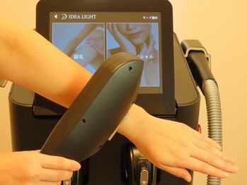 シミケア・しわ・たるみ専門店private salon Linoの写真/脱毛はしたいけど、痛みやお肌への負担が心配…という方に！痛みや刺激を抑えた施術で理想のツルスベ肌へ♪