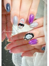 アユミネイル 川崎(Aumi nail)/持ち込みデザインフリルハマり