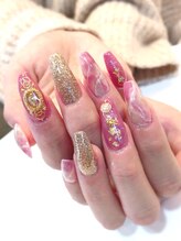 グラマラス アンジェアイ 荻窪店(glamourous ange eye)/ピンクネイル