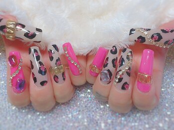 バーロ ビューティールーム(Balo Beauty Room)/レオパードネイル　三軒茶屋