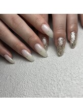 デュオ(duo)/ホワイト×ゴールドホロ