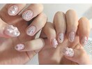 ピンクリボンネイル