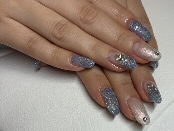 ネイルビジョルノ つくばみどりの店(Nail Begiorno)/夏キラキラネイル