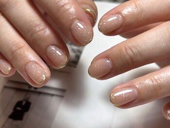 デューネイルスタジオ(dew nail studio)/ミラーフレンチ