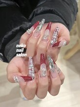 ネコ(Neko)/クリスマス　フレンチ埋め尽くし