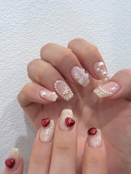 パラジェル認定サロン trois neuf &nbsp;国分寺【トロワヌフ】【2/2OPEN予定】の写真/【OPEN記念】持ち込みデザインOK●つけ放題90分¥9900*繊細なきらめきを指先に。[国分寺/国立/パラジェル]