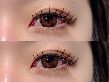 プラスエリマ 四日市(Plus Elima)の写真/圧倒的なボリューム感とモチの良さが叶うバインドロック◎華やかでゴージャスな印象的なお目元へ♪