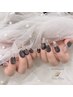 【オフ無料!贅沢フルコース♪】長さだし+持込デザイン+パーツ付け放題♪