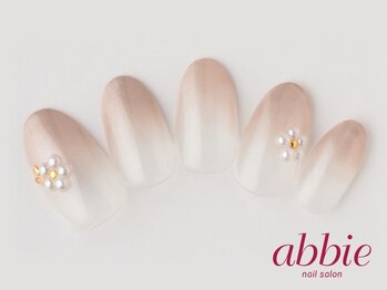 ネイルサロン アビー グランデュオ蒲田店(abbie)/パールフラワー ¥9097