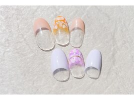 紫陽花ネイル