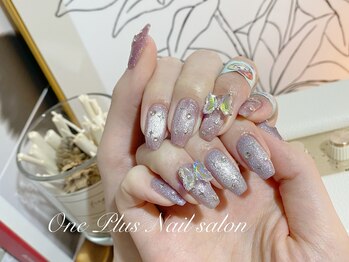 ワン プラス(ONE PLUS)/秋葉原ネイル　蝶々ネイル