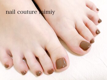 ミミィー(mimiy)/シンプルフットネイル☆