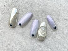 ターラ(Tara)/ハロウィンネイルぷっくりおばけ