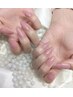 【ツヤツヤ・美しい指先】美肌に見える限定カラー/ワンカラージェルネイル