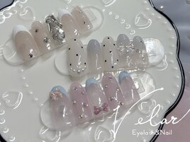 ラメグラデーションネイル