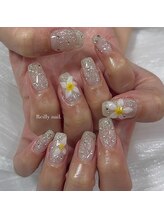 レイリーネイル(Reilly nail)/那覇ネイル/お花ネイル♪