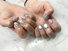 アロココネイル(Alococo nail)の雰囲気（大人気マグネット☆ショートネイルでも楽しめます）