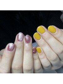 マグネットネイルとワンカラー