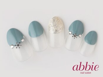 ネイルサロン アビー グランデュオ蒲田店(abbie)/冬フレンチ ¥9669